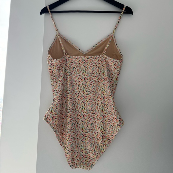 J. Crew Poppy Print One Piece Swimsuit - Picture 3 of 6